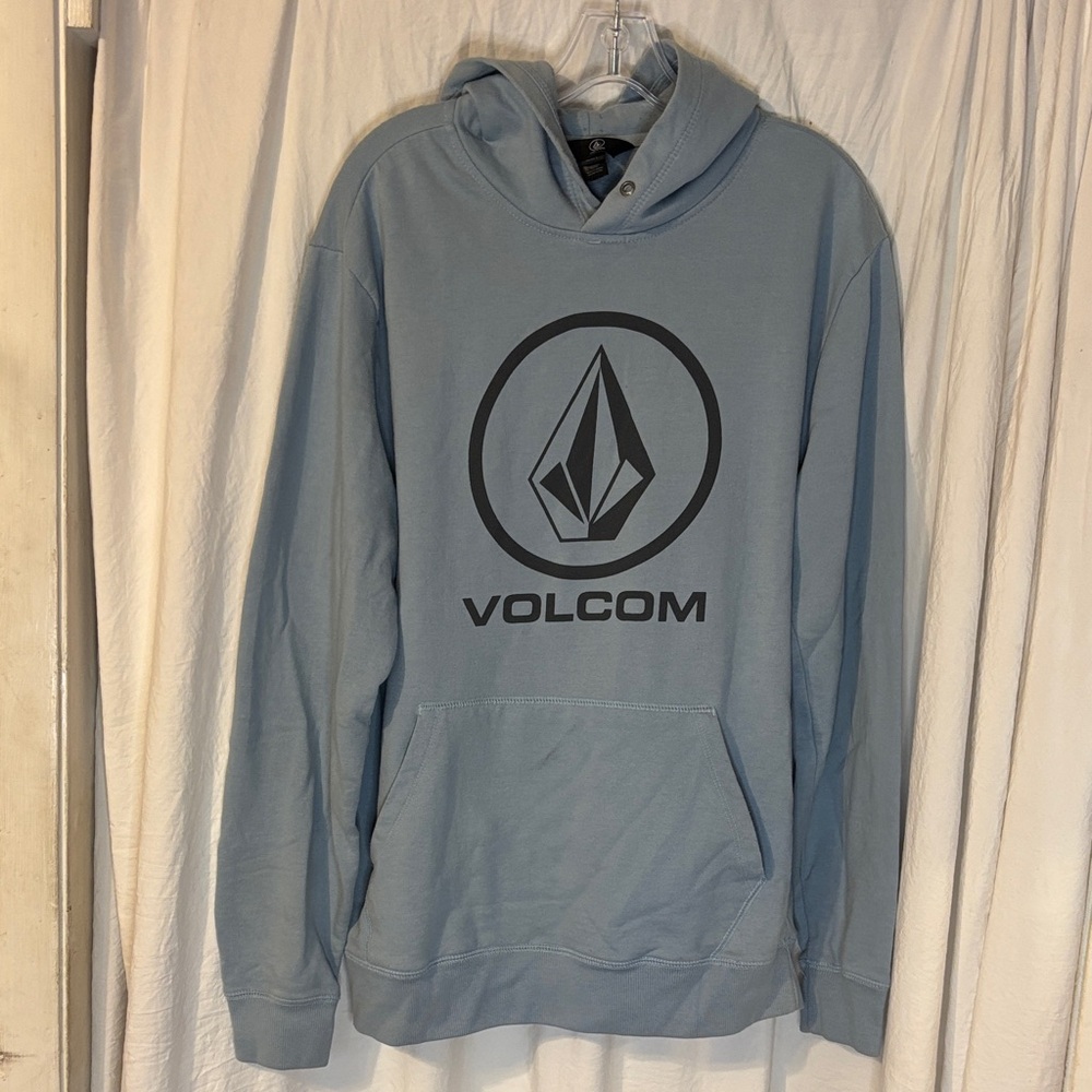 Men's Volcom Light Blue Hoodie Sweatshirt